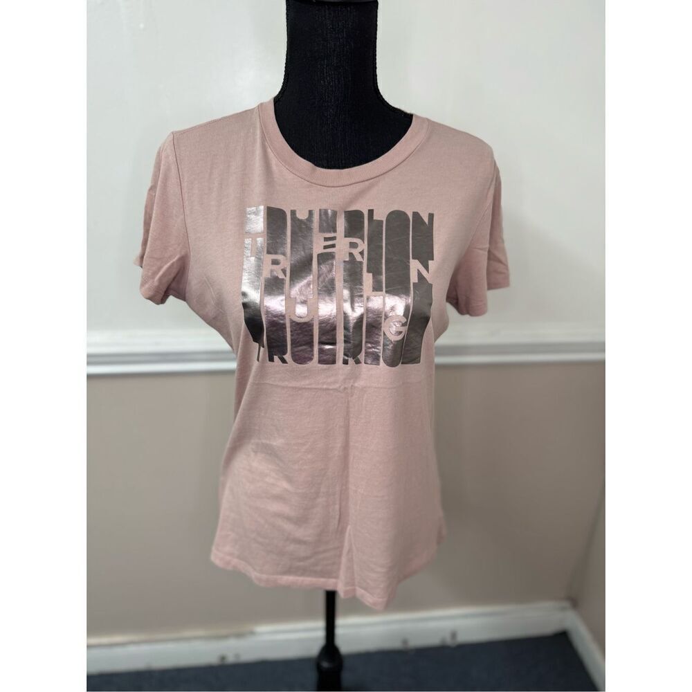 True Religion Short Sleeve Pink Tee Size Medium